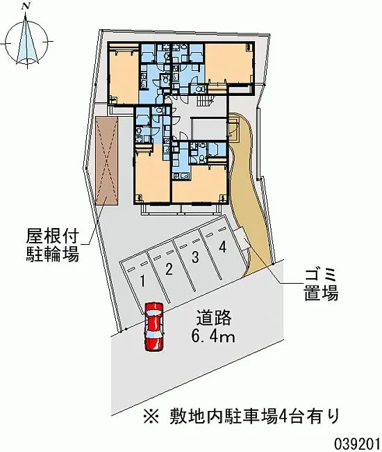 ★手数料０円★高槻市別所新町 月極駐車場